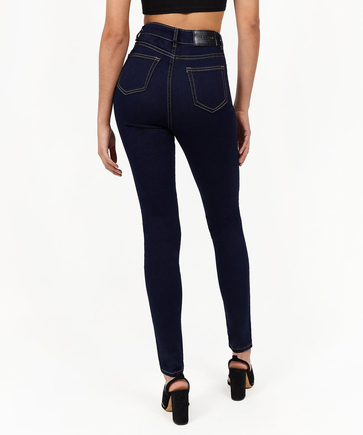 Reason Clothing Recommended Womens Charlotte High Waist Slim Jeans