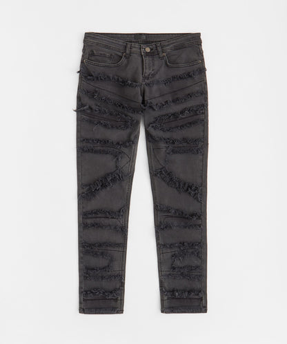 Reason Clothing Featured Plus Size Light Washed Jeans - Dark Grey