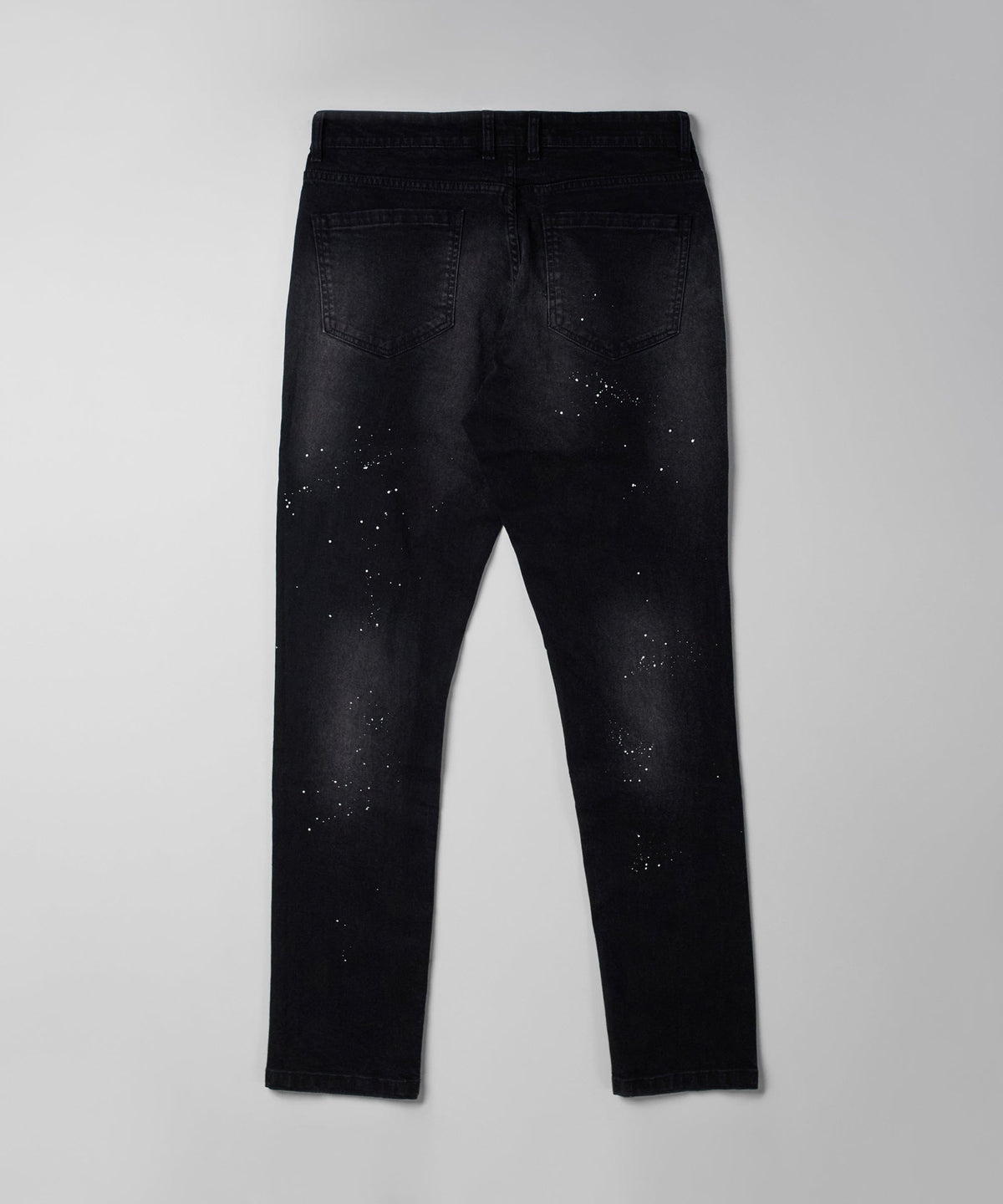 Reason Clothing Signature Nighthawk Ripped Skinny Jeans - Black