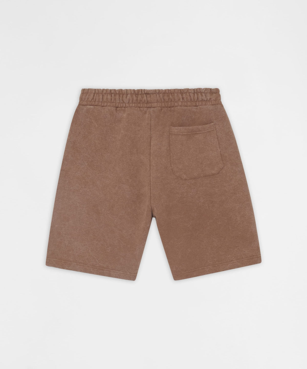 Reason Clothing Signature Plus Size Mindset Applique Washed Fleece Short - Khaki