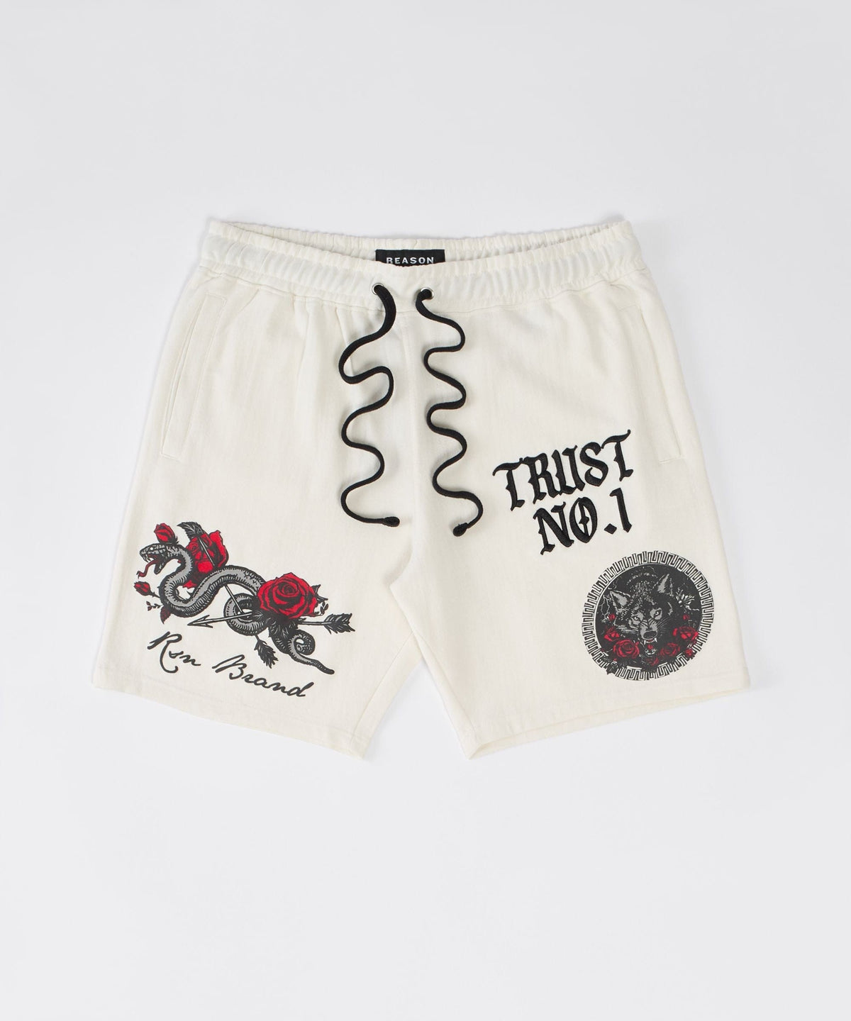 Reason Clothing Premium Plus Size Trust No 1 Fleece Short
