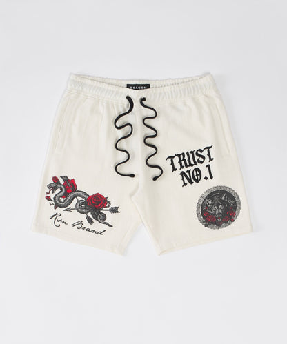 Reason Clothing Premium Plus Size Trust No 1 Fleece Short