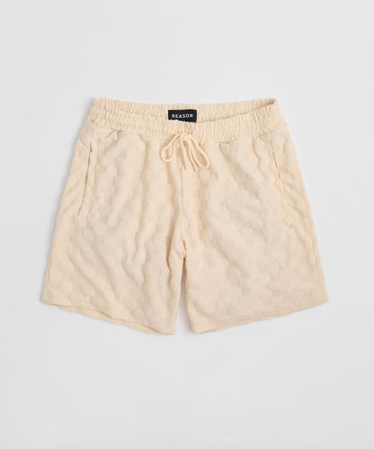 Reason Clothing Hot Sale Checkerboard Towel Short