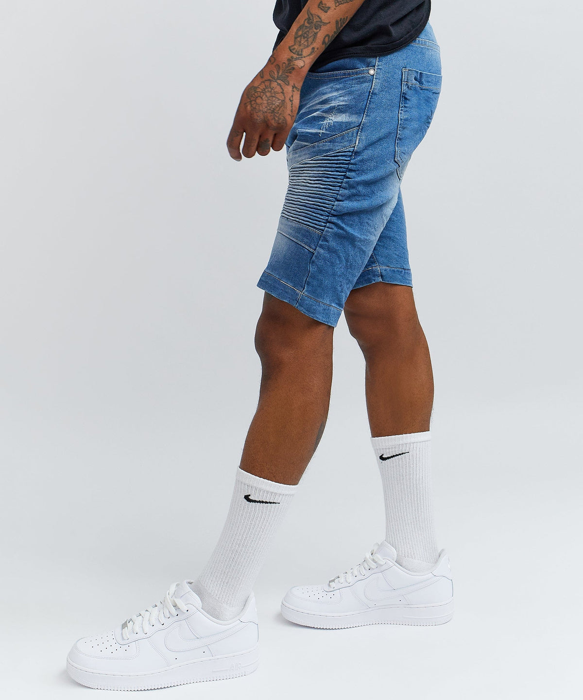Reason Clothing Signature Beaters Denim Short