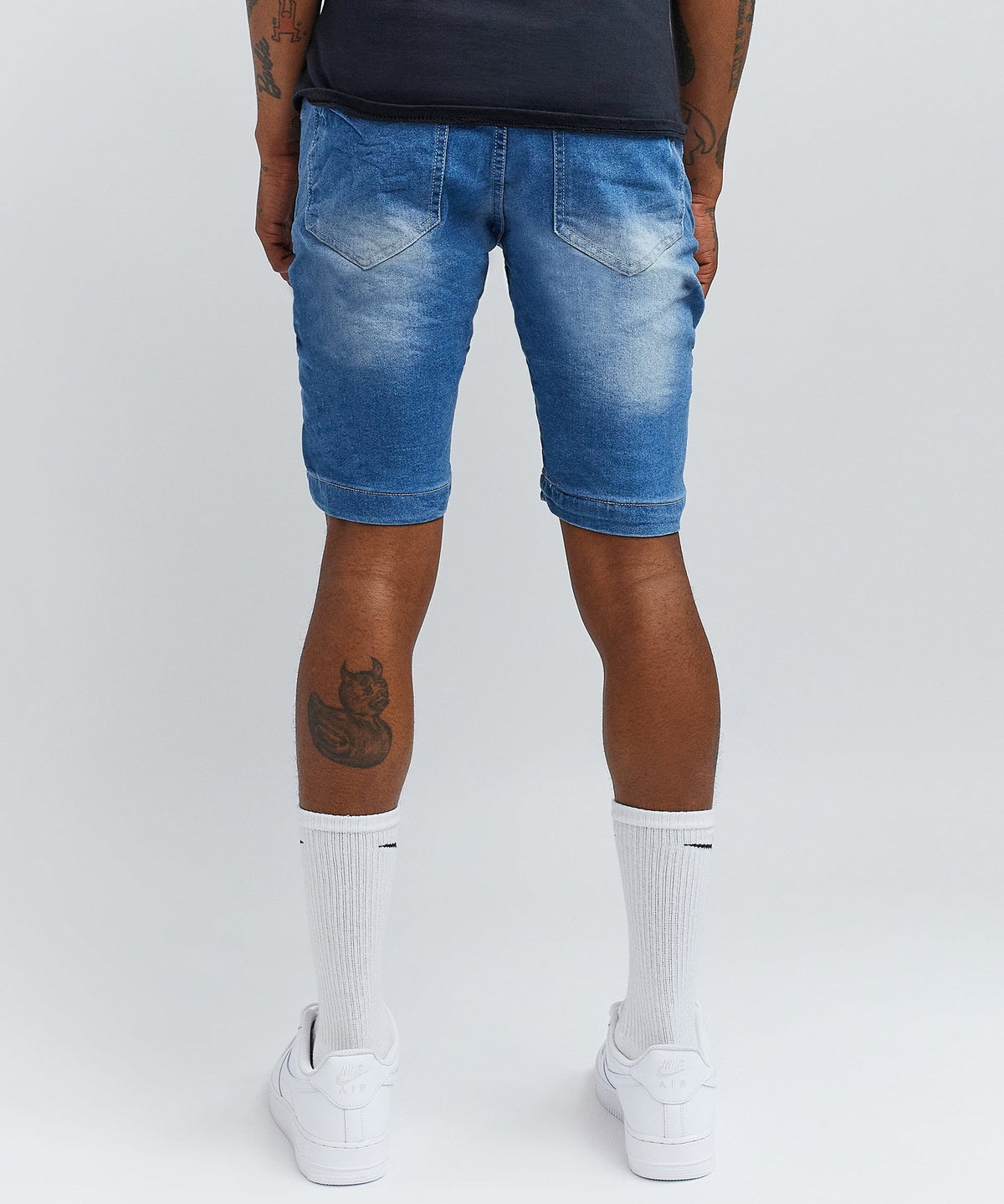 Reason Clothing Signature Beaters Denim Short