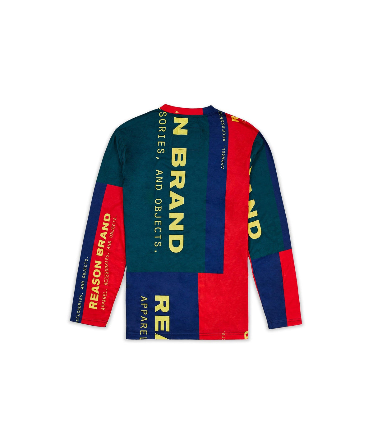 Reason Clothing Premium Arseno Multi Color Long Sleeve Logo Tee
