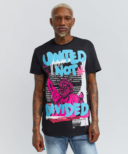 Reason Clothing Signature Not Divided Tee - Black
