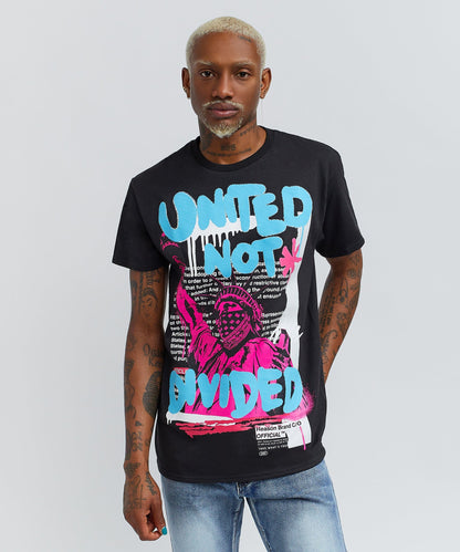 Reason Clothing Signature Not Divided Tee - Black