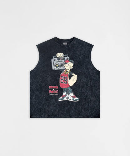 Reason Clothing Popular Popeye Muscle Tee