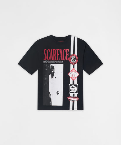 Reason Clothing Top Pick Scarface Motorsports Graphic Tee - Black
