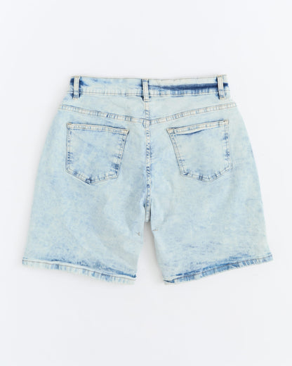Reason Clothing Discount K'Andre Denim Short - Light Blue