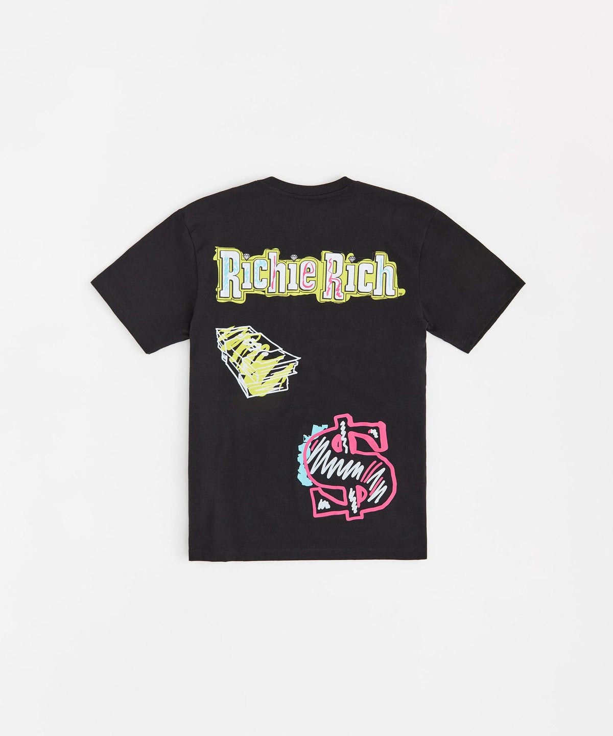 Reason Clothing Classic Richie Rich Short Sleeve Tee - Black