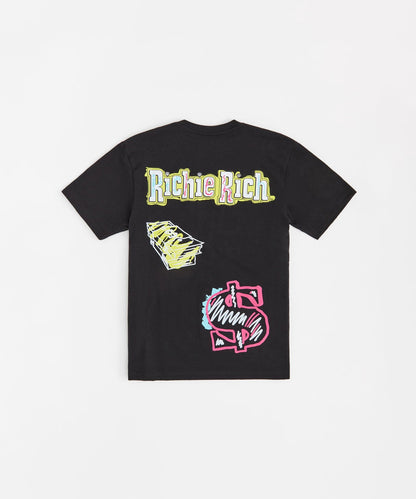 Reason Clothing Classic Richie Rich Short Sleeve Tee - Black