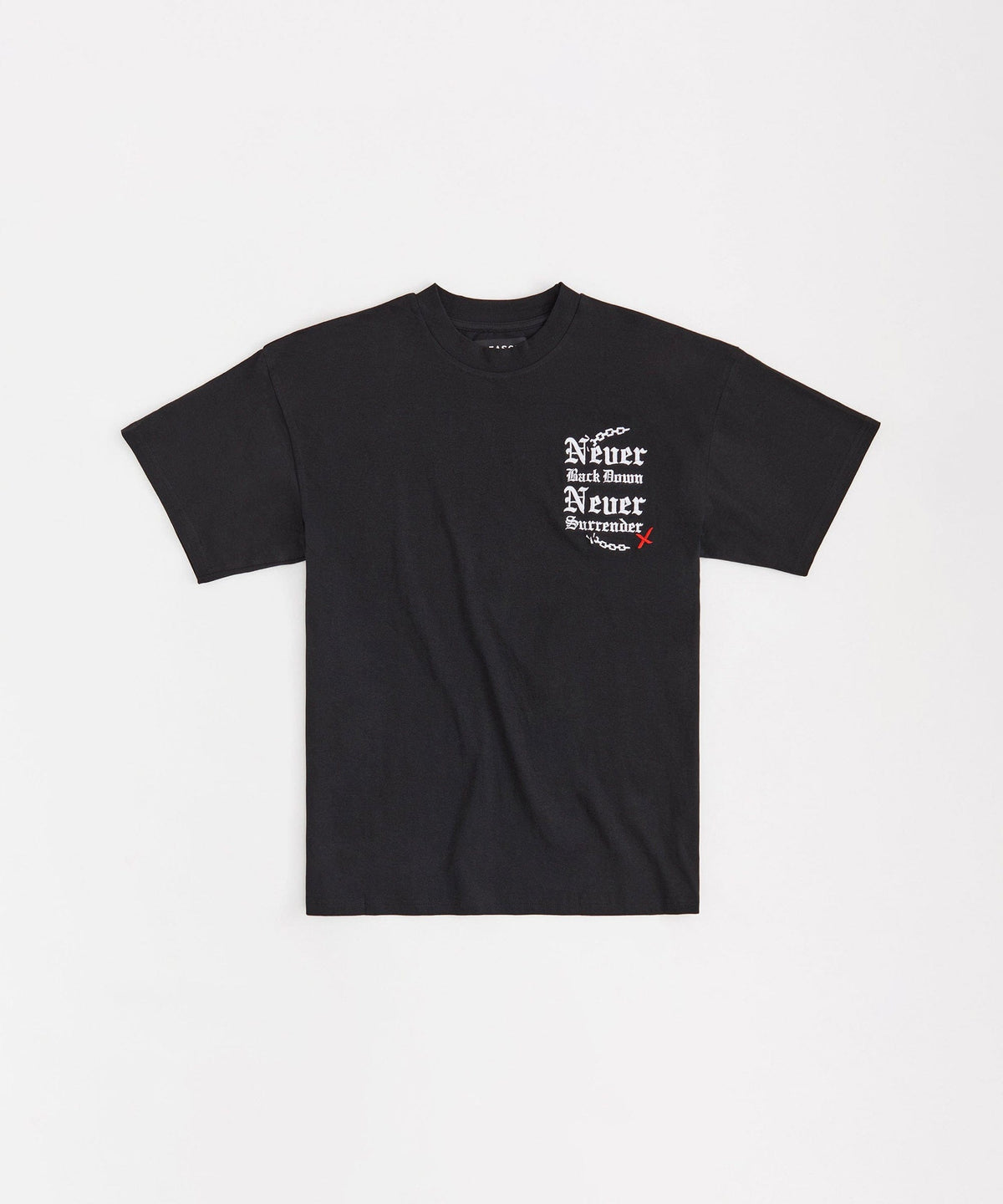 Reason Clothing Hot Sale Never Surrender Short Sleeve Tee - Black