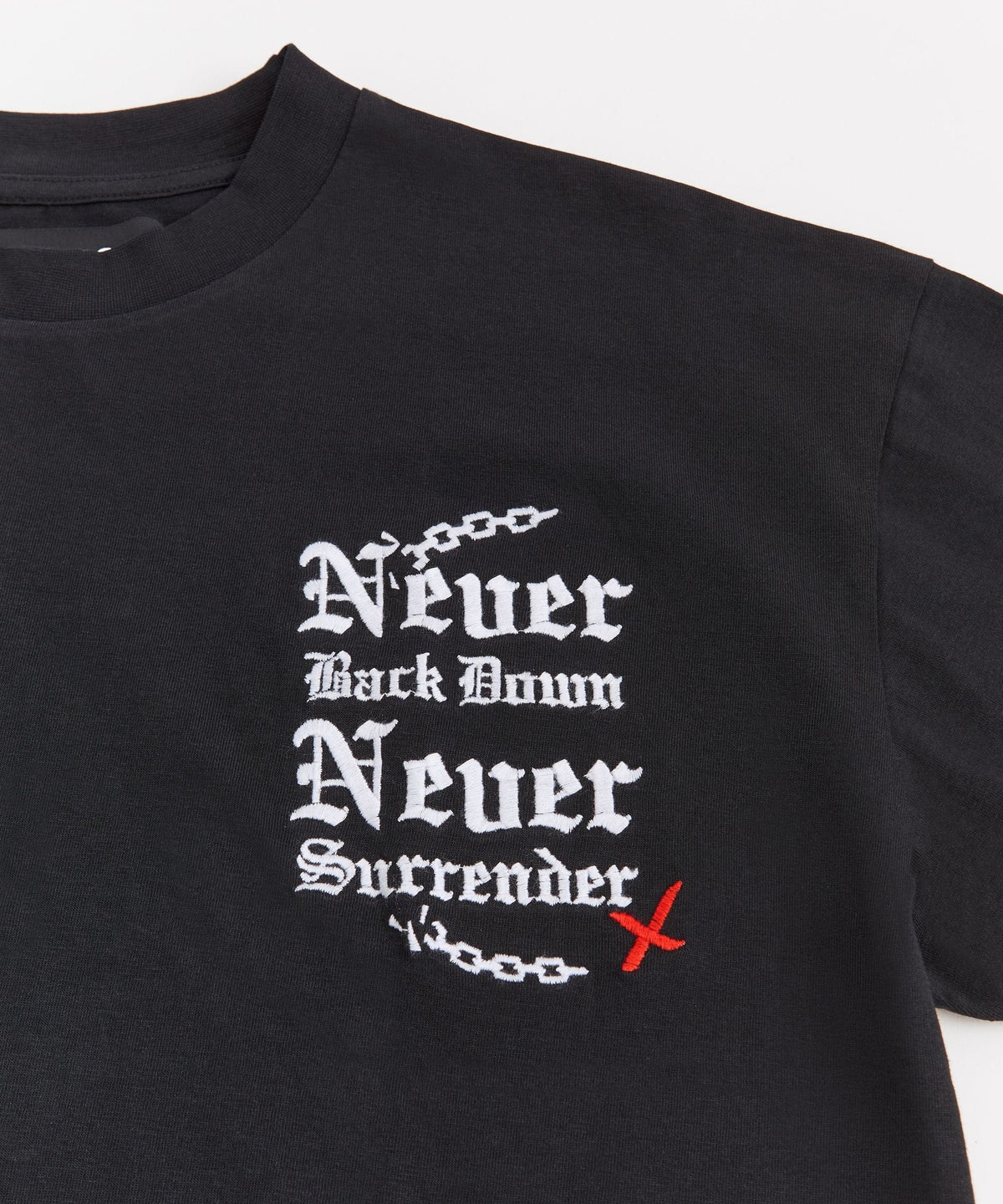 Reason Clothing Hot Sale Never Surrender Short Sleeve Tee - Black