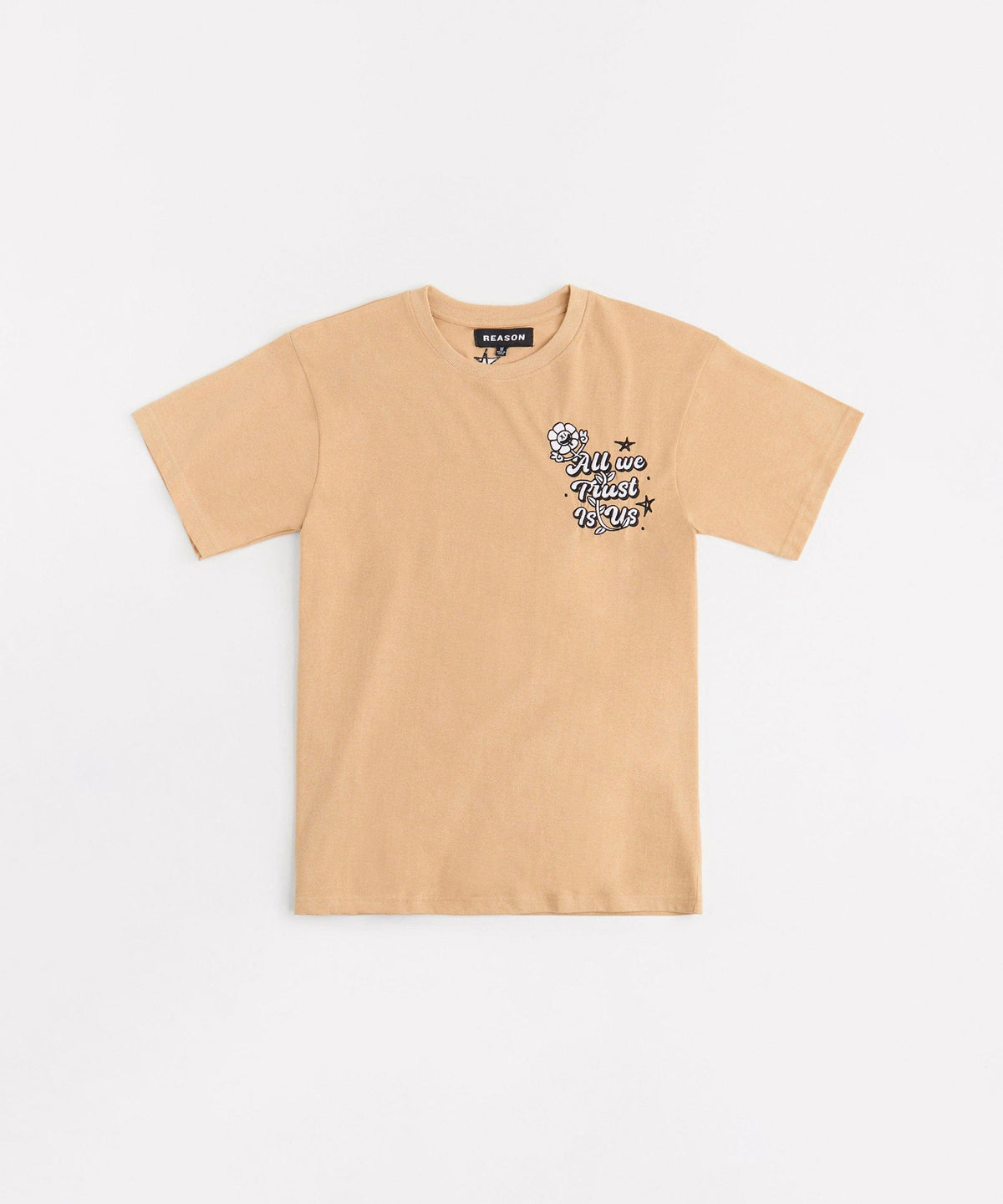 Reason Clothing Popular Loyalty Runs Deep Short Sleeve Tee - Khaki