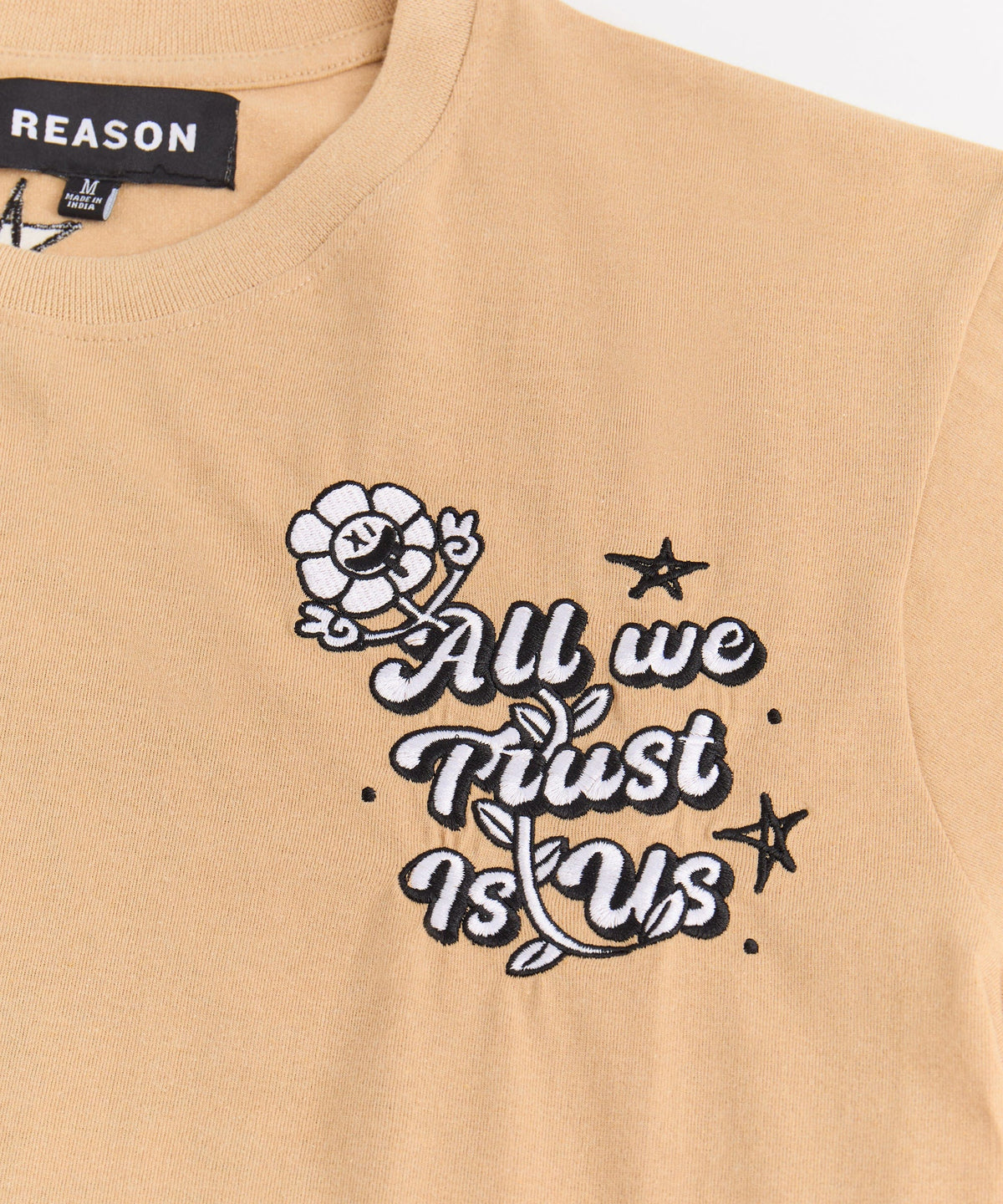 Reason Clothing Popular Loyalty Runs Deep Short Sleeve Tee - Khaki