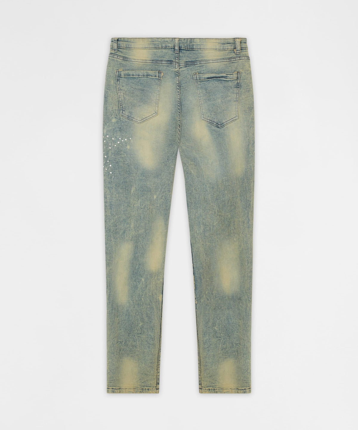 Reason Clothing Everyday Skinny Fit Denim Pant - Dark Blue