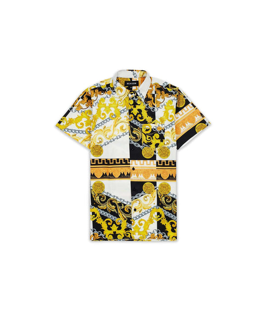 Reason Clothing Hot Sale Medusa Woven Shirt