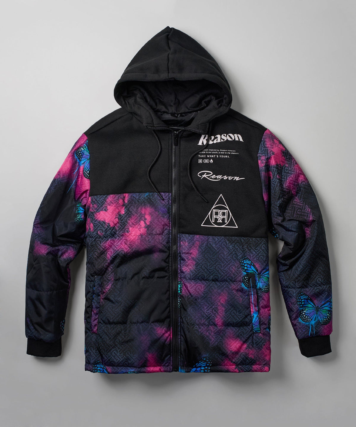 Reason Clothing Featured Butterfly Hybrid Jacket