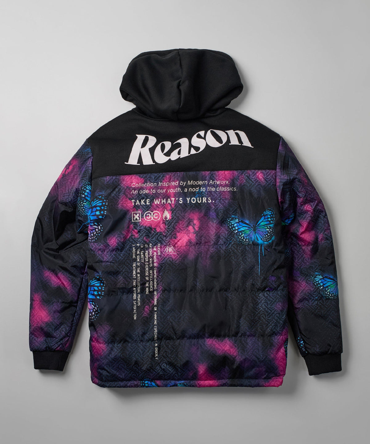 Reason Clothing Featured Butterfly Hybrid Jacket