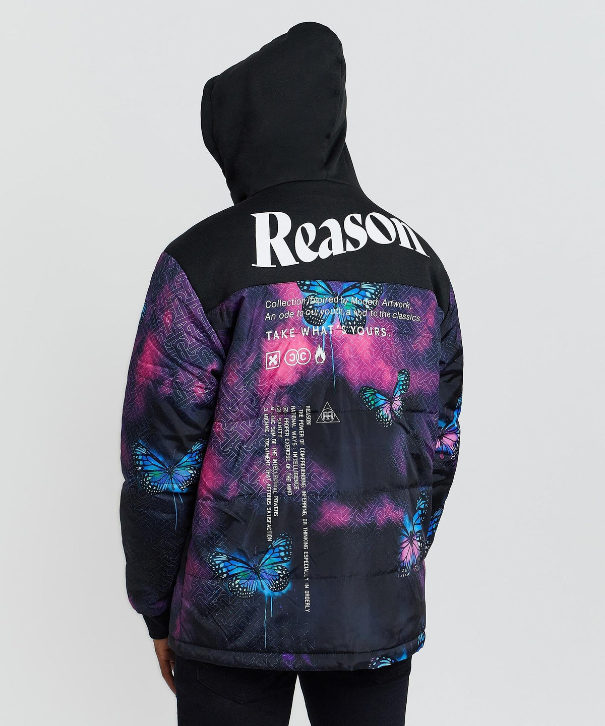 Reason Clothing Featured Butterfly Hybrid Jacket