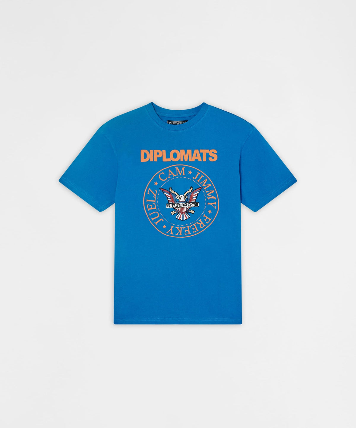 Reason Clothing Best Price Dipset Crest Graphic Short Sleeve Tee - Blue
