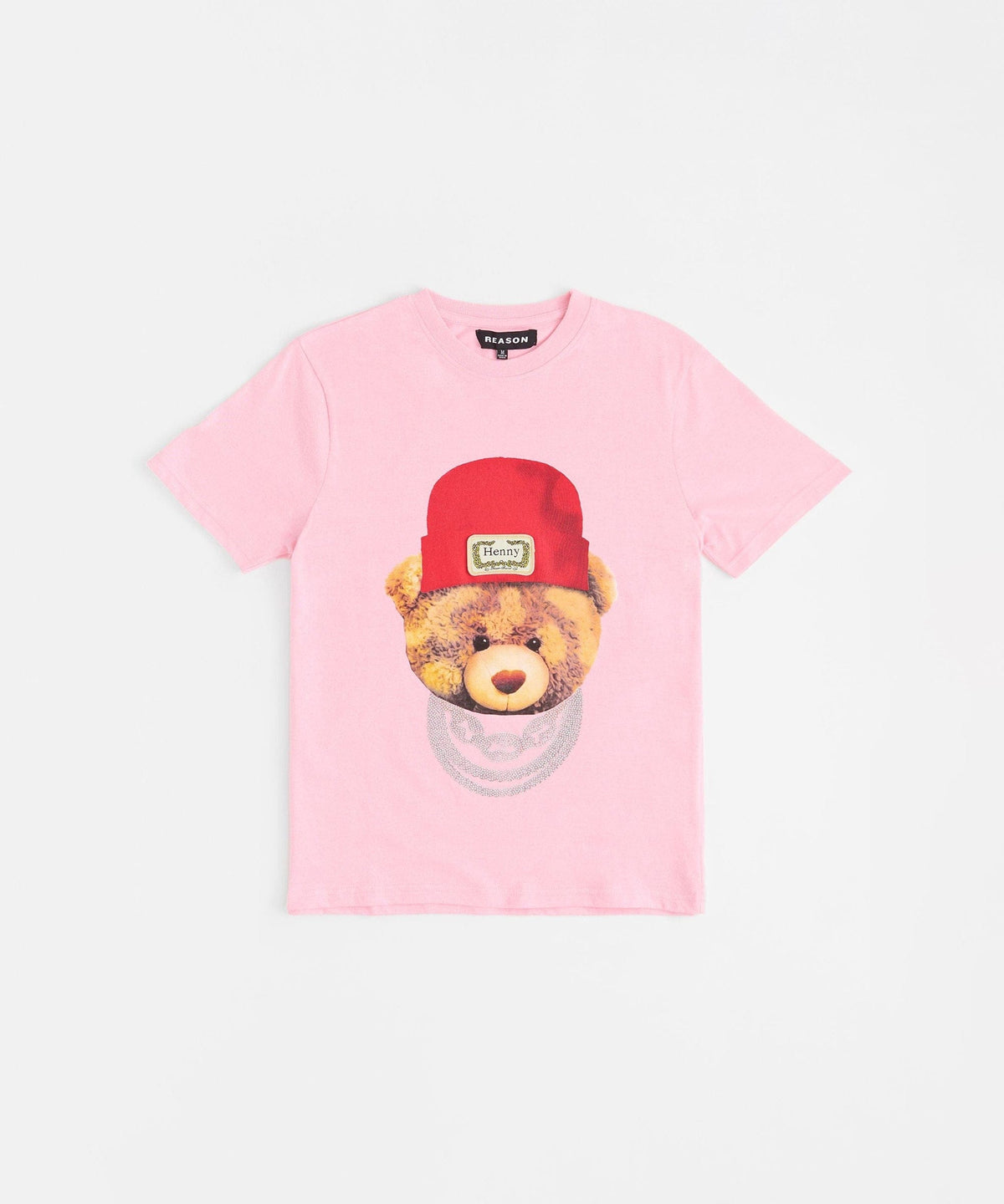 Reason Clothing Classic Rhinestone Tee - Pink