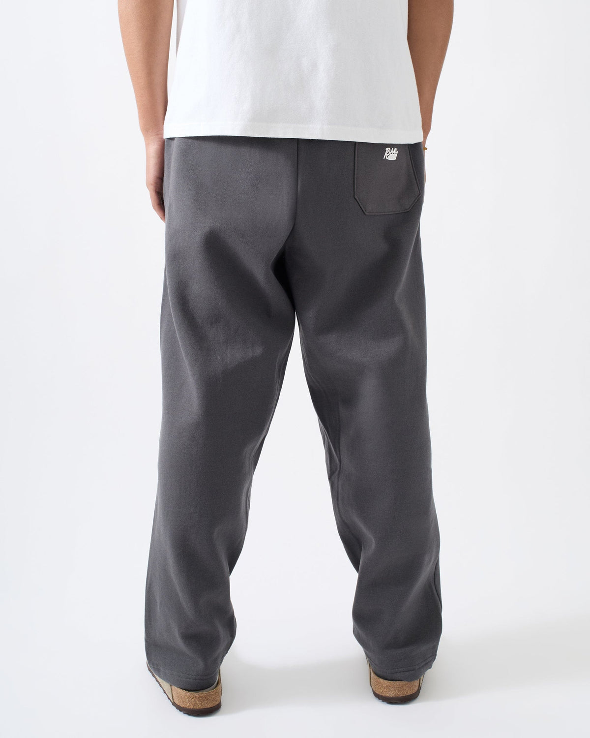 Reason Clothing Sale Classic Open Hem Pant - Dark Grey