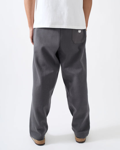 Reason Clothing Sale Classic Open Hem Pant - Dark Grey