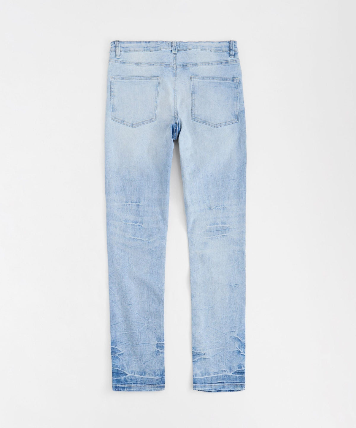 Reason Clothing Special Offer Coastal Ripped Skinny Jeans - Light Blue