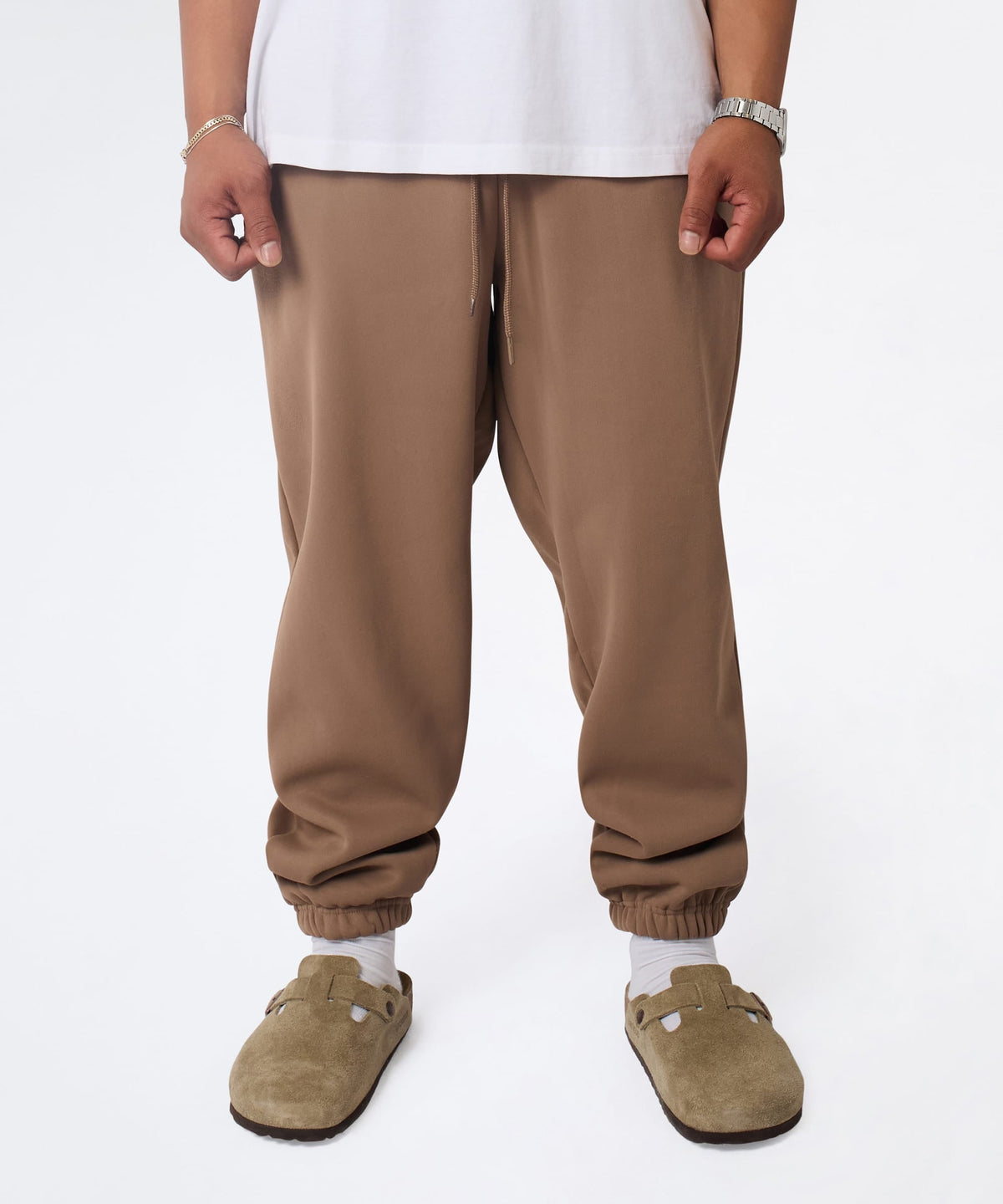 Reason Clothing Exclusive Classic Jogger Pant - Brown