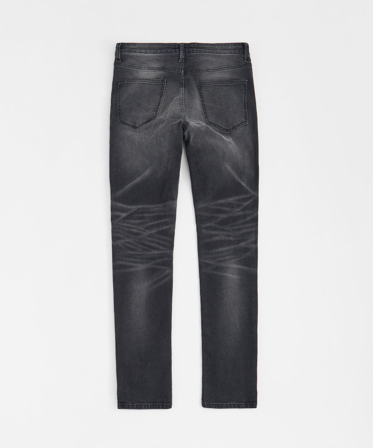 Reason Clothing Value Shadow Wash Distressed Skinny Jean - Black