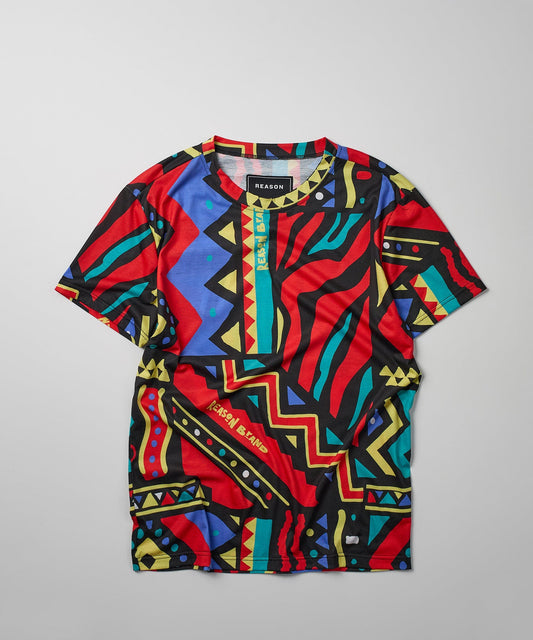 Reason Clothing Classic Unity Allover Geometric Print Tee