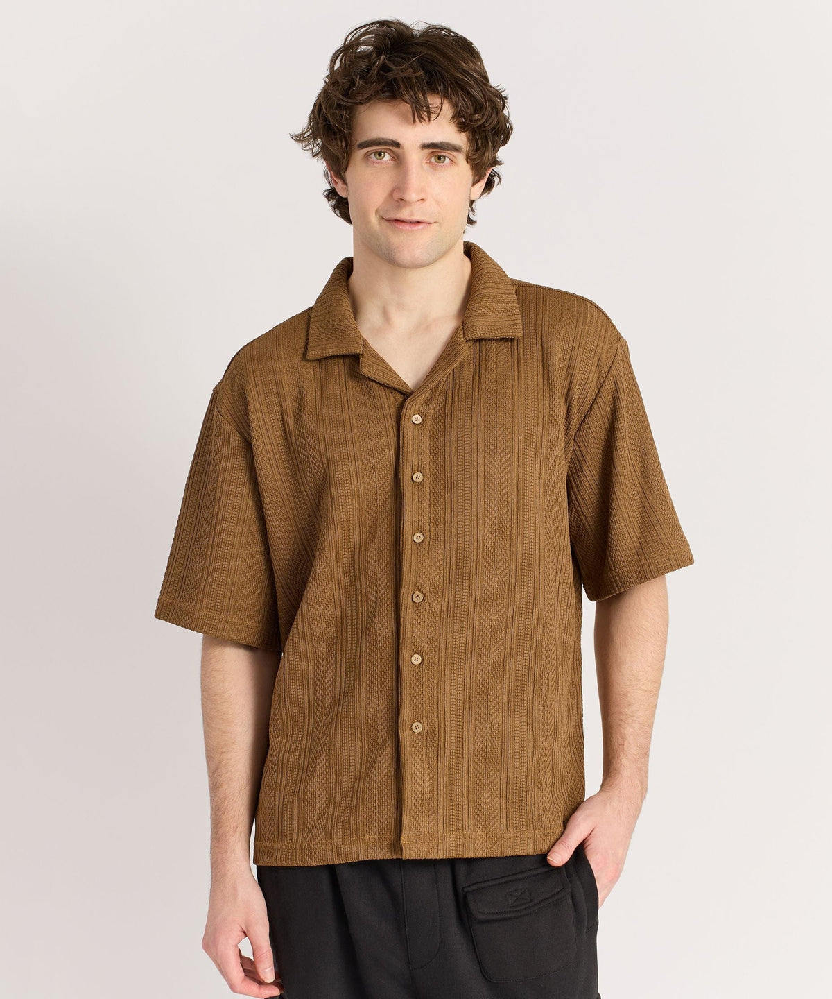 Reason Clothing Smart Buy Jacquard Knit Shirt