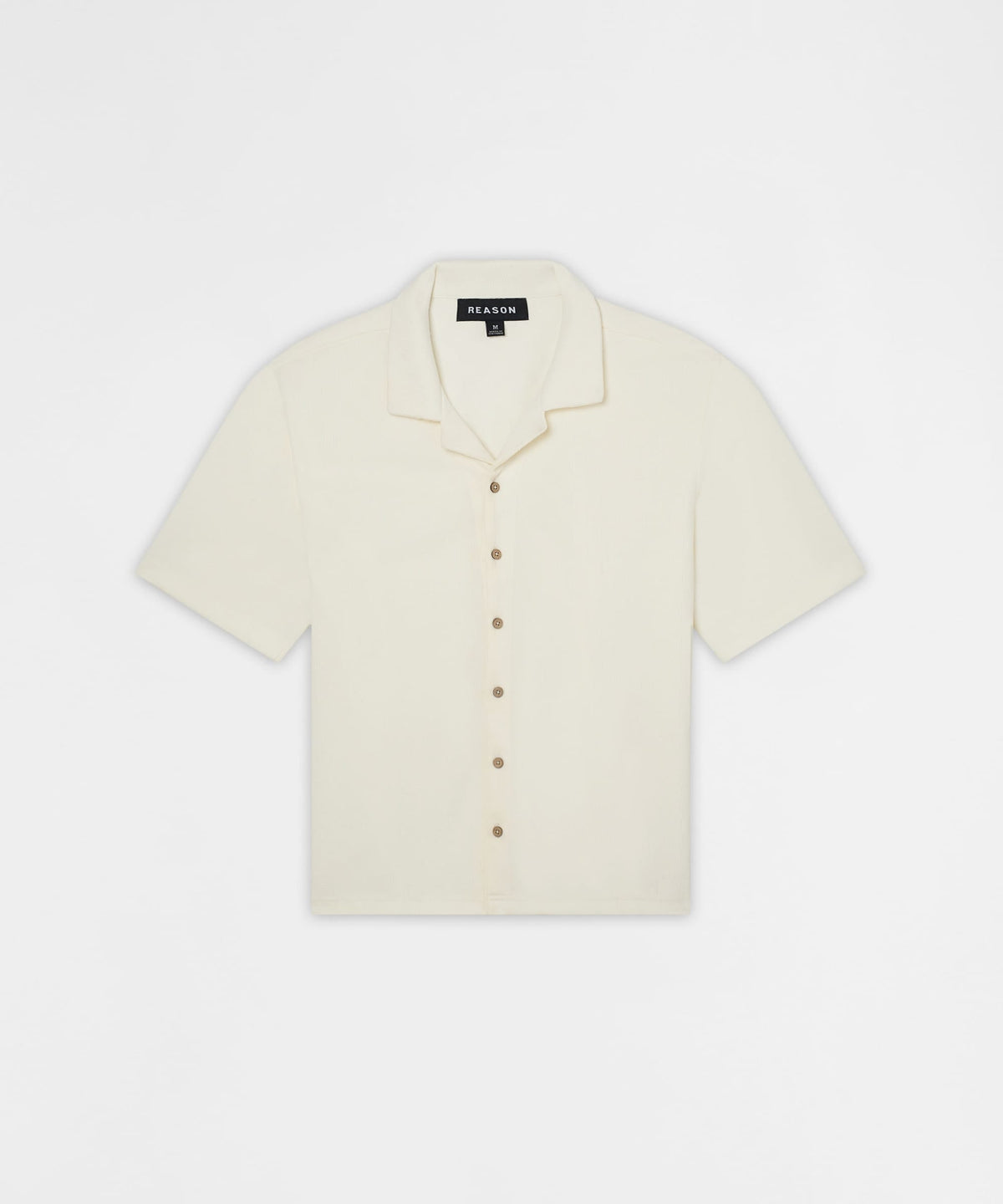 Reason Clothing Essential Textured Knit Shirt - Beige