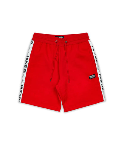 Reason Clothing Trusted Hustler Side Taped Short - Red
