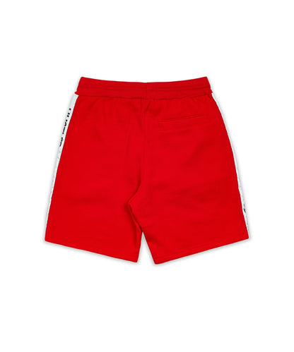 Reason Clothing Trusted Hustler Side Taped Short - Red