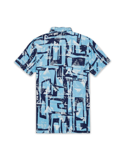 Reason Clothing Hot Sale Aqua Shirt Shorts Set