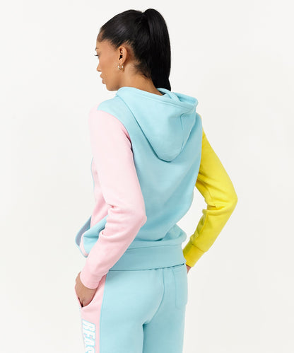 Reason Clothing Sale Womens Blocked Hoodie