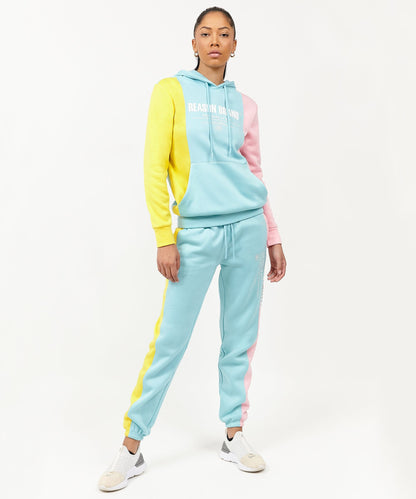 Reason Clothing Sale Womens Blocked Hoodie