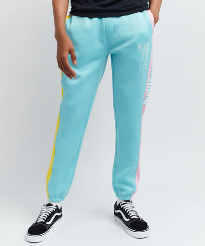 Reason Clothing New Blocked Pastel Logo Jogger