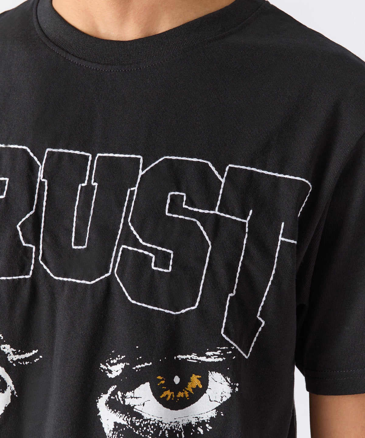 Reason Clothing Signature Chenille Tee - Black