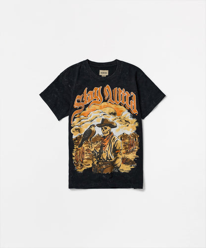 Reason Clothing Value Stay Wild Short Sleeve Tee - Black