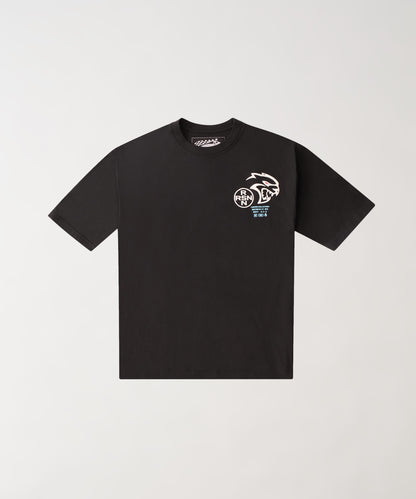 Reason Clothing Premium Plus Size Dodge Hellcate Short Sleeve Tee - Black