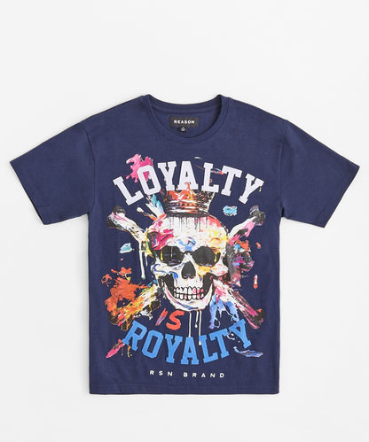Reason Clothing Top Pick Plus Size Loyalty Tee - Navy