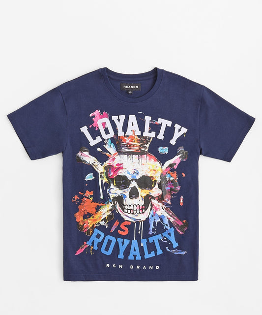 Reason Clothing Top Pick Plus Size Loyalty Tee - Navy