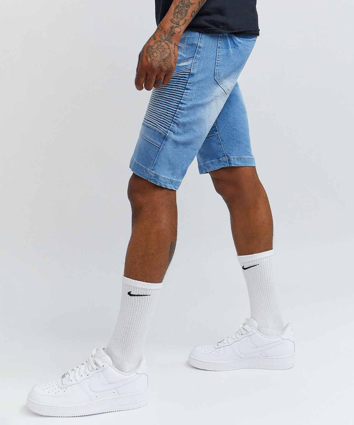 Reason Clothing Exclusive Beaters Denim Short