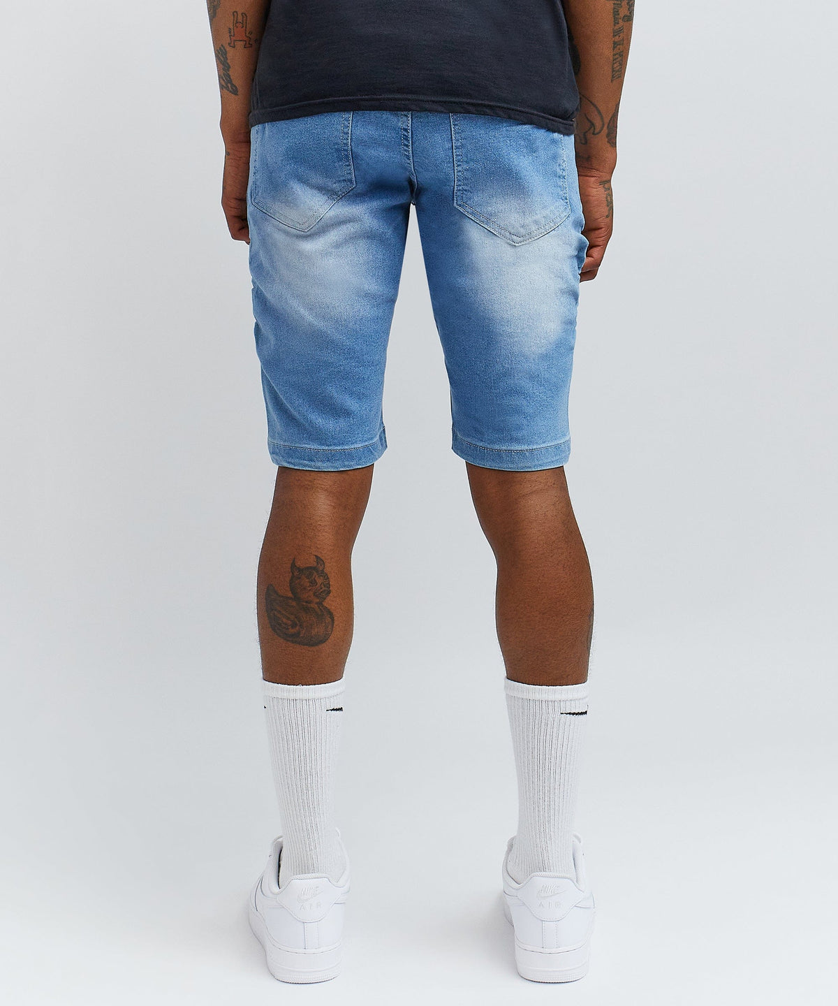 Reason Clothing Exclusive Beaters Denim Short