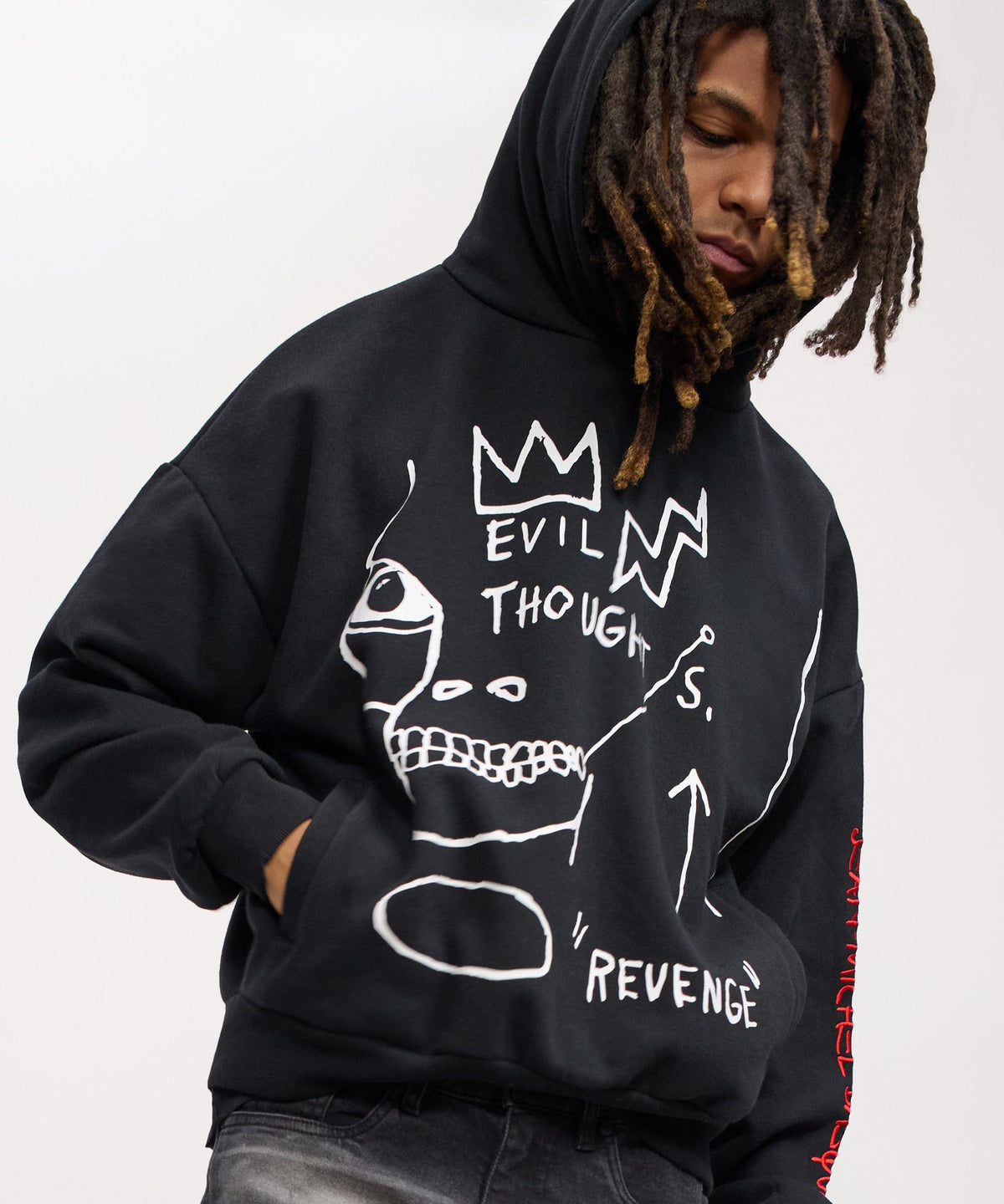 Reason Clothing Everyday Basquiat Evil Thoughts Hoodie